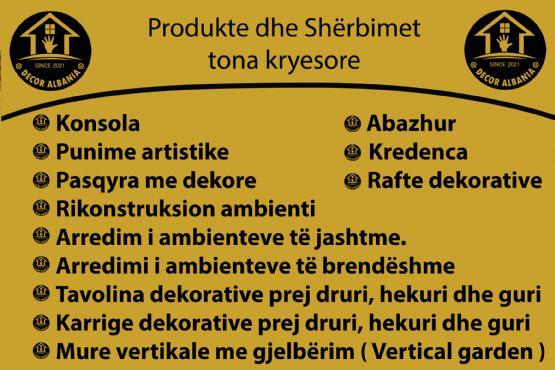 Shtambe uji dekorative me strukture abstrakte transparente